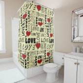 Liefde Douchegordijn (In situ)