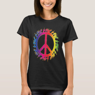 Liefde Dove Vredestekens Taal Hand Sprekende Leraa T-shirt