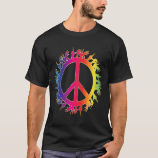 Liefde Dove Vredestekens Taal Hand Sprekende Leraa T-shirt