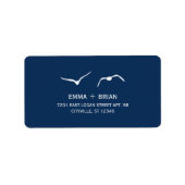 Liefde Doves Bruiloft Adresetiketten Etiket (Voorkant)