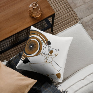 Liefde Draaien in Rhythm Collectie DI-B & B Kussen
