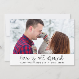 Liefde draait allemaal om een schattige Valentijns Feestdagenkaart