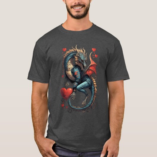 Liefde Draak jongen T-shirt (Voorkant)