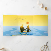 Liefde Drieluik Wenskaart (Binnen)