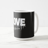Liefde Droog Nooit Koffiemok (Voorkant rechts)