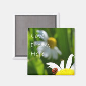 Liefde, droom, hoop magneet (Voorkant / Achterkant)