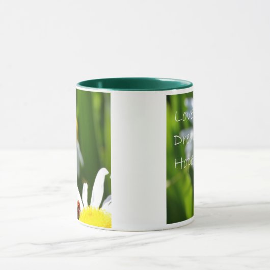 Liefde, droom, hoop mok (Midden)