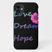 Liefde, droom, hoopbloem Case-Mate iPhone case (Achterkant)