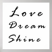 Liefde droomgine poster (Voorkant)