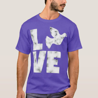 Liefde duif boerderij vogels 2 t-shirt