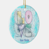Liefde Duif Keramisch Ornament (Rechts)