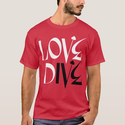 liefde duik jongen t-shirt (Voorkant)
