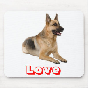 Liefde Duitse Herdershond Puppy Muismat