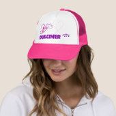 Liefde Dulcimer Roze Paarse Vlinder Hart Trucker Pet (In situ)