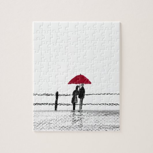 Liefde echtpaar legpuzzel (Verticaal)