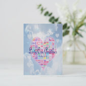 Liefde een ander briefkaart (Staand voorkant)