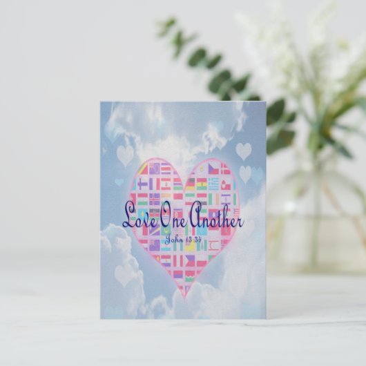 Liefde een ander briefkaart (Staand voorkant)