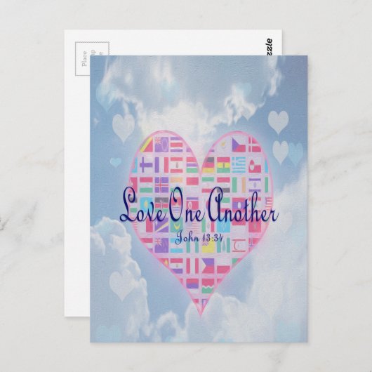 Liefde een ander briefkaart (Voorkant / Achterkant)