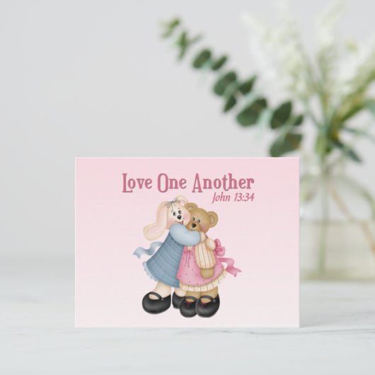 Liefde een ander briefkaart (Staand voorkant)