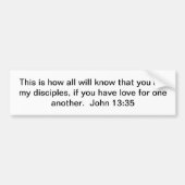 Liefde een ander bumpersticker (Voorkant)