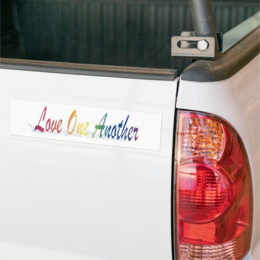 Liefde een ander bumpersticker (Op Truck)