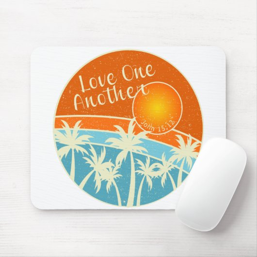 Liefde een ander Christelijk design Muismat (Met muis)