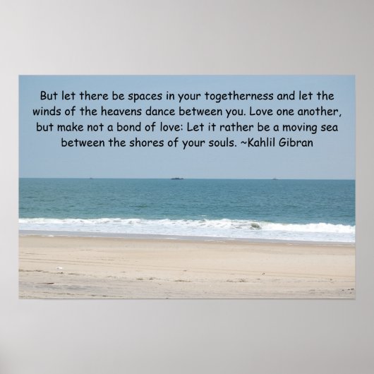 Liefde een ander - poster afdrukken (Voorkant)