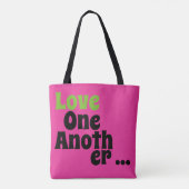 Liefde een ander tote bag (Achterkant)