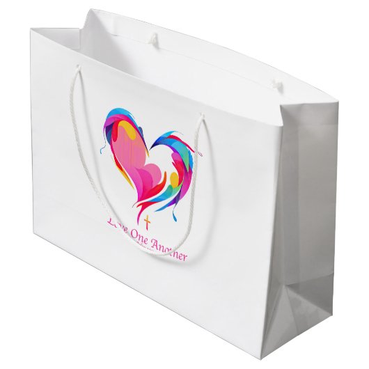 Liefde Een Andere Bijbel Verse Johannes 1334 Groot Cadeauzakje (Achterkant Gekanteld)