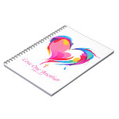 Liefde Een Andere Bijbel Verse Johannes 1334 Notitieboek (Linkerzijde)