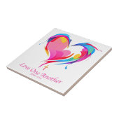 Liefde Een Andere Bijbel Verse Johannes 1334 Tegeltje (Zijkant)