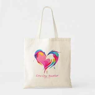 Liefde Een Andere Bijbel Verse Johannes 1334 Tote Bag