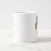 Liefde een andere Floral Grote Koffiekop (Voorkant)