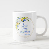 Liefde een andere Floral Grote Koffiekop (Rechts)