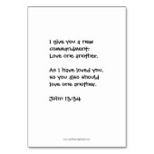 Liefde een andere gebedskaart kaart (Achterkant)