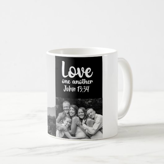 Liefde Een andere John 13:34 Gepersonaliseerde Mug Koffiemok (Voorkant rechts)
