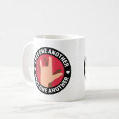 Liefde een andere keramische Mok (Voorkant links)