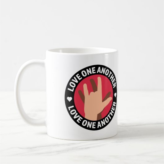 Liefde een andere keramische Mok (Links)