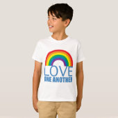 Liefde een andere regenboog Christelijke Kinderen T-shirt (Voorkant volledig)
