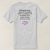 Liefde een andere T-shirt (Design achterkant)