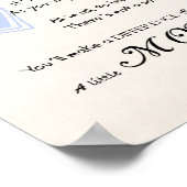 'Liefde een beetje meer' Inspirerend gedicht mediu Poster (Hoek)