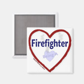 Liefde: een brandweerman zijn - Magneet (Voorkant / Achterkant)