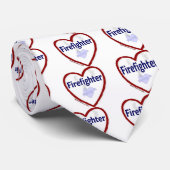Liefde: een brandweerman zijn - Stropdas (Opgerold)