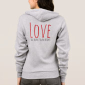 Liefde - één hart. Zeven vormen T-shirt (Achterkant)