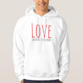 Liefde - Eén Hart. Zeven Vormen T-Shirt (Voorkant)