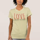 Liefde - één hart. Zeven vormen T-shirt (Voorkant)