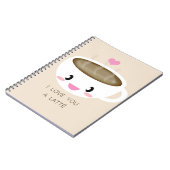 Liefde een laptop van Latté Notitieboek (Linkerzijde)