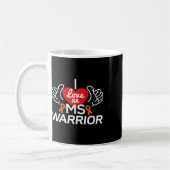 Liefde Een Multiple Sclerosis MS Warrior Koffiemok (Links)
