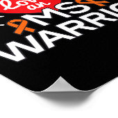 Liefde Een Multiple Sclerosis MS Warrior Poster (Hoek)