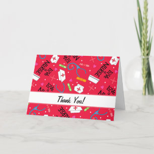 Liefde een verpleegster bedankt Medical Art Red